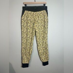 VINTAGE Y2K Rocawear All Over Print Gold Hardware Joggers -‎ Size Small - EUC